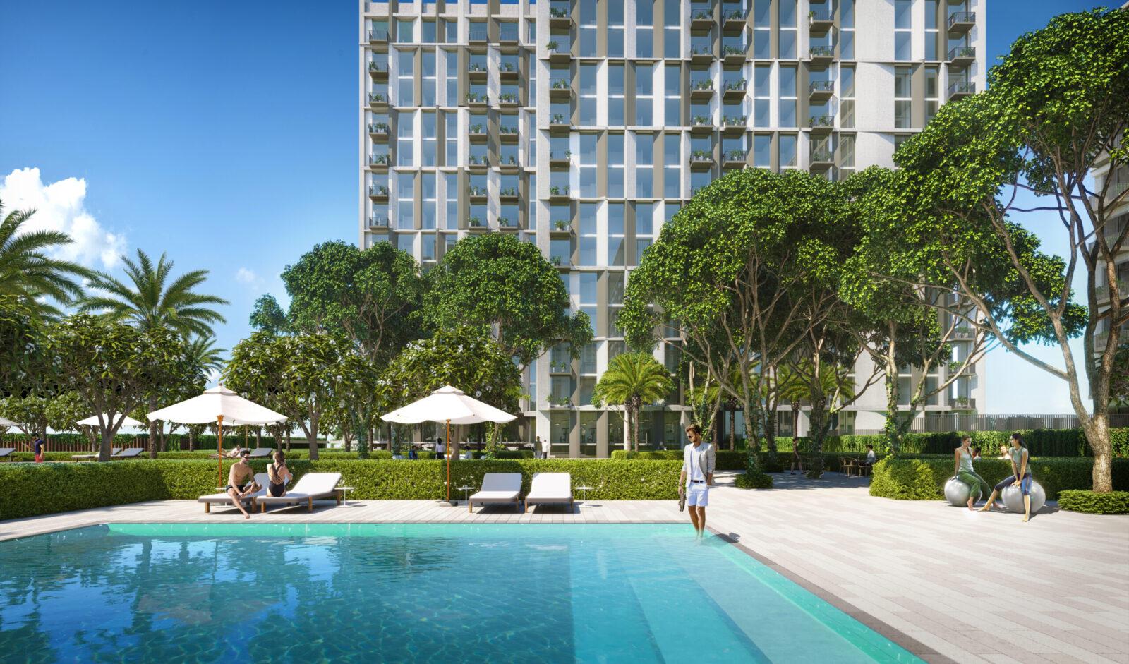 Appartamenti con piscina a Dubai