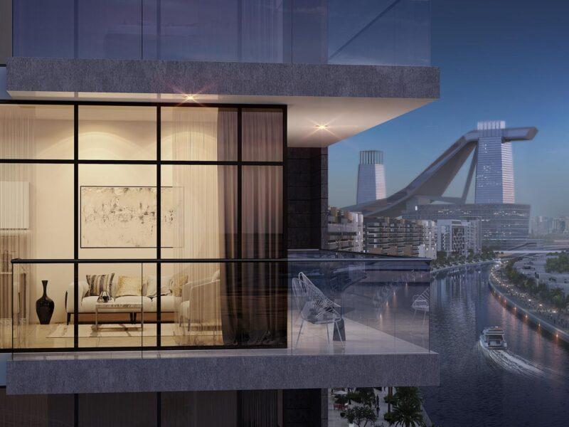 Azizi-Development-presenta-Riviera-Dubai-Maydan-canale-lusso-vista-community-relax-studio-one-two-three-bedromm-appartment-view