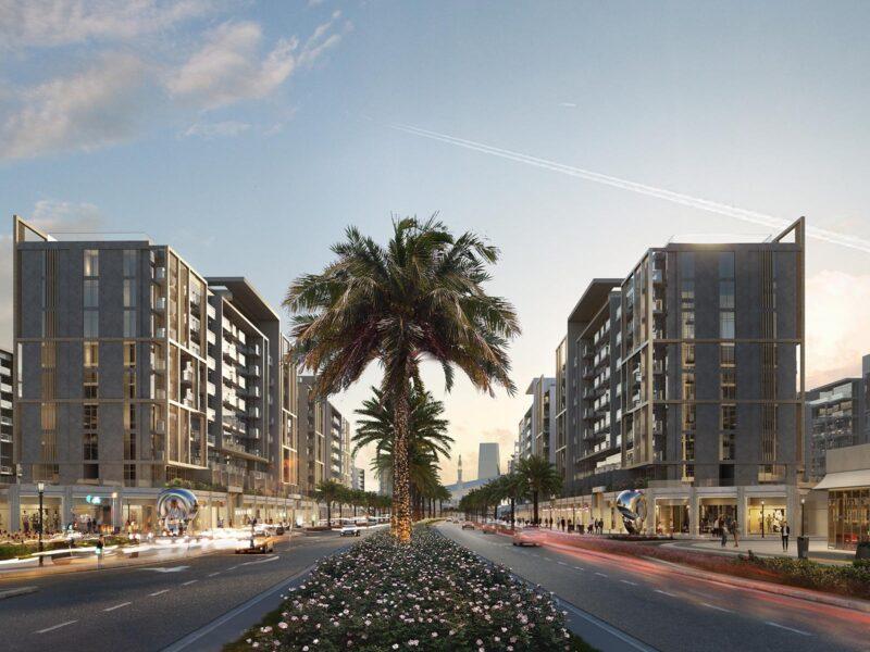 Azizi-Development-presenta-Riviera-Dubai-Maydan-canale-lusso-vista-community-relax-studio-one-two-three-bedromm-appartment-view