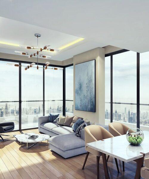 Azizi-Development-presenta-Riviera-Dubai-Maydan-canale-lusso-vista-community-relax-studio-one-two-three-bedromm-appartment-living